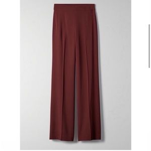 Aritzia Babaton Lincoln Pant Wide Leg High Rise (Long)